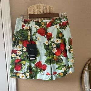 Dolce and gabbana strawberry shorts